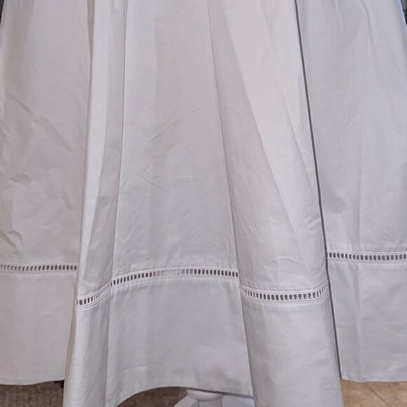 NWT Tory Burch Scoop Neck Dress in White Size 4 - Picture 8 of 10